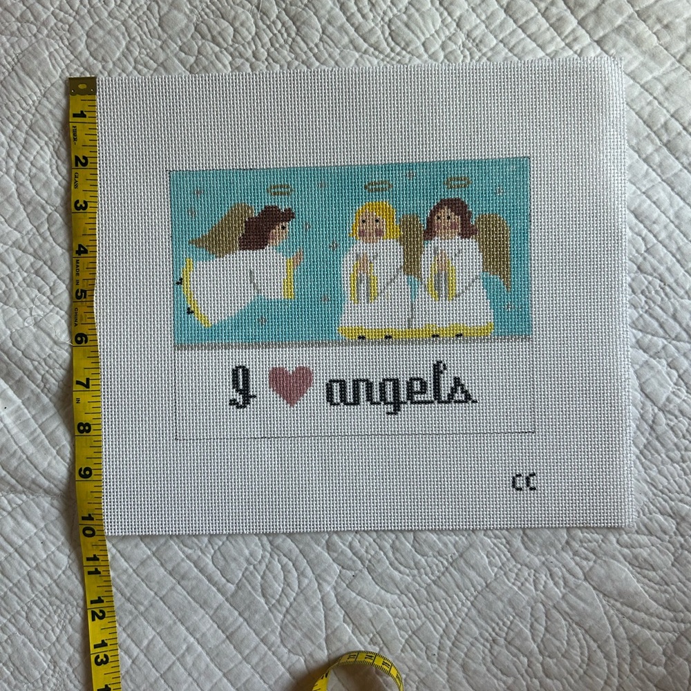 Needlepoint Angel canvas